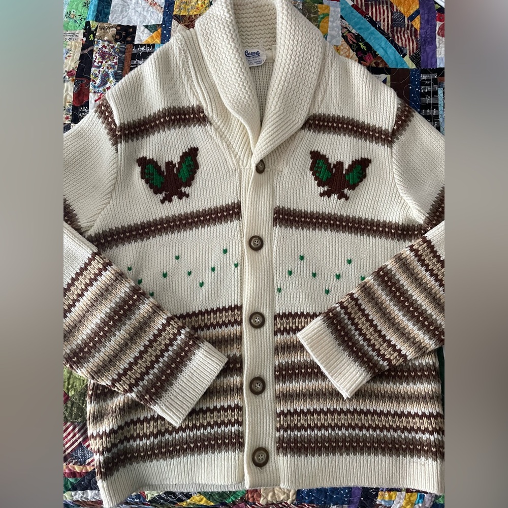 Vintage 50s Caldwell Knit Cardigan